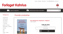 Desktop Screenshot of kahriusshop.dk