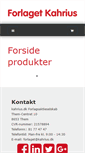 Mobile Screenshot of kahriusshop.dk