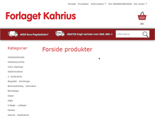 Tablet Screenshot of kahriusshop.dk